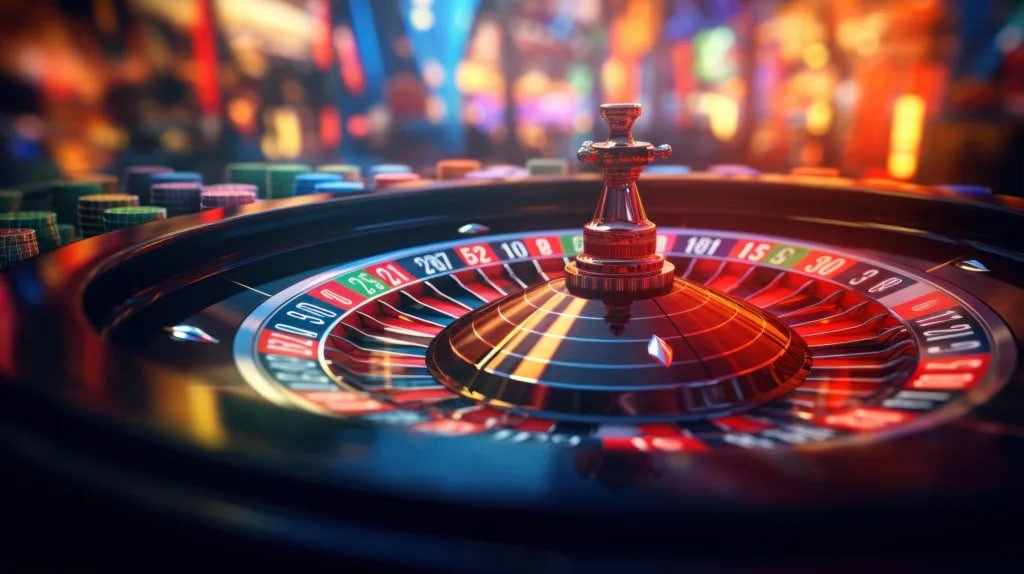 Layar permainan slot online dengan berbagai simbol dan kontrol